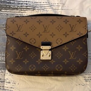 Louis Vuitton Tan and Brown Monogram Crossbody Bag